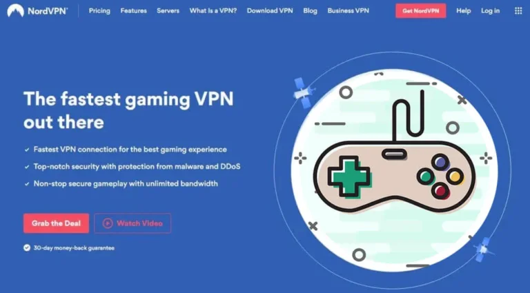 NordVPN fastest gaming VPN.