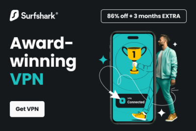 VPN for Dummies - Surfshark Award-Winning VPN Offering 86% Off and 3 Months Extra.