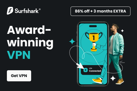 Surfshark Award-Winning VPN - 86% Off + 3 Months Extra.