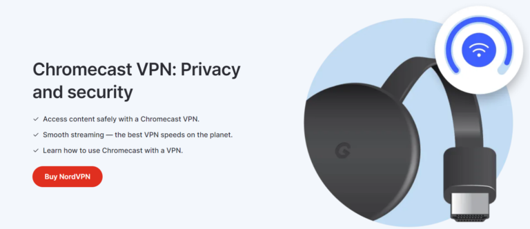 NordVPN for Chromecast.