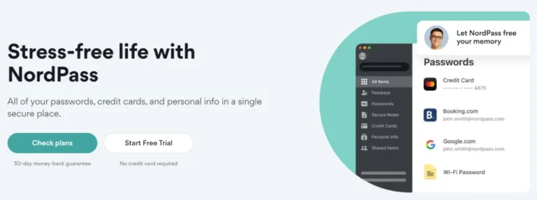 NordPass password manager.