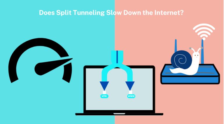 Does split tunneling slow down the internet?